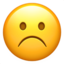 frowning face-white frowning face